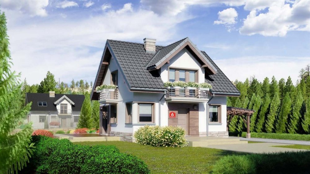 Проект 2-этажного дома "Палермо"