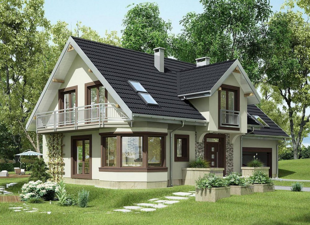 Проект 2-этажного дома "Валенсия"