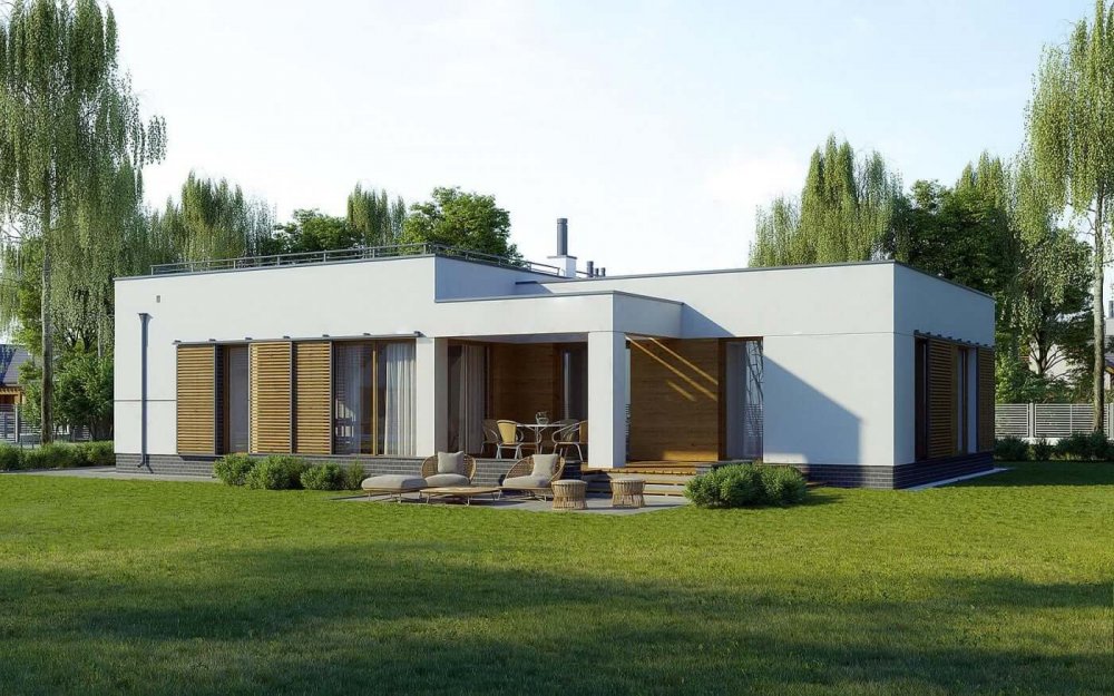 Проект 1-этажного дома "Рига"