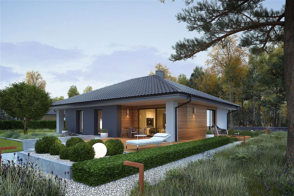 Проект 1-этажного дома "Будапешт"
