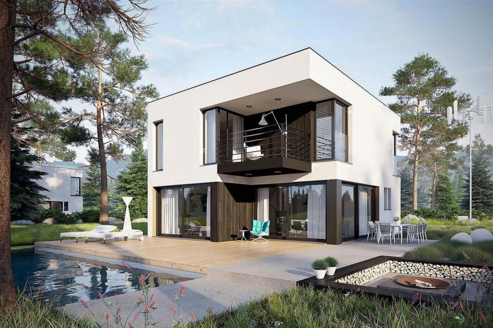 Проект 2-этажного дома "Осло"