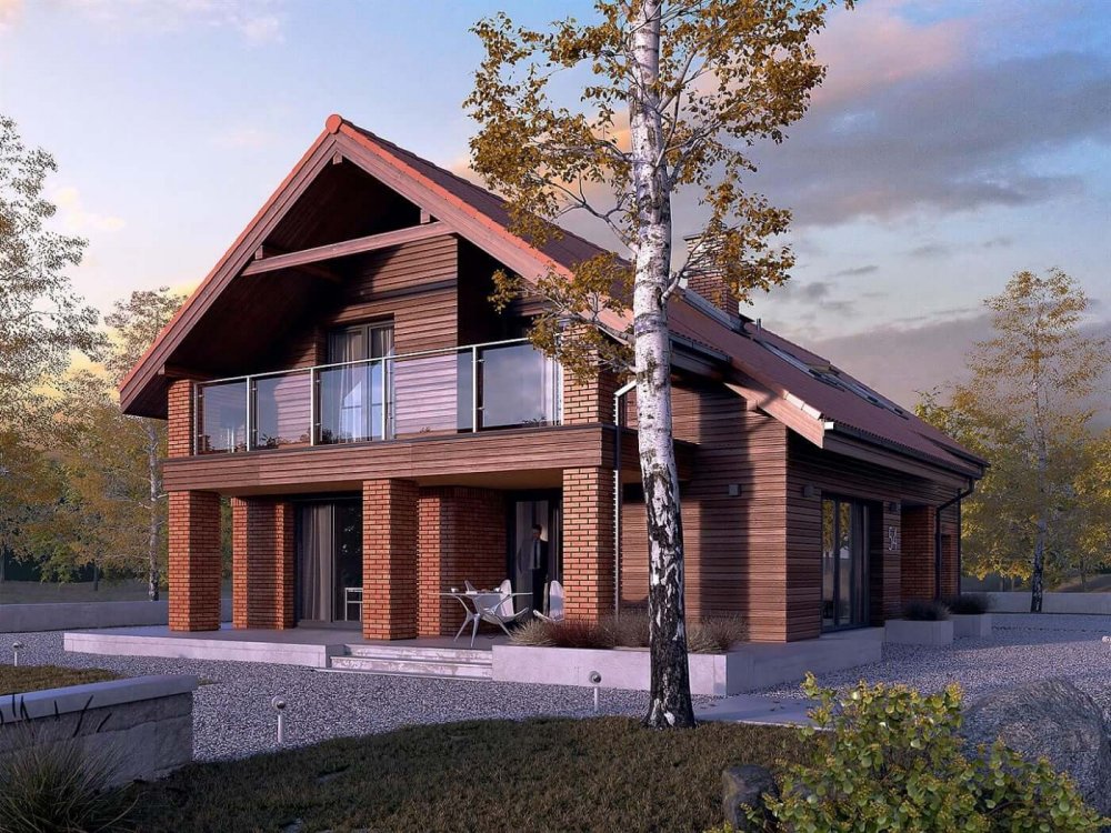 Проект 2-этажного дома "Краков"