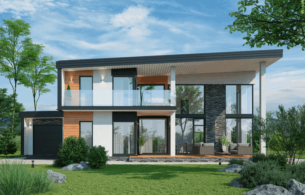 Проект 2-этажного дома "Хельсинки"