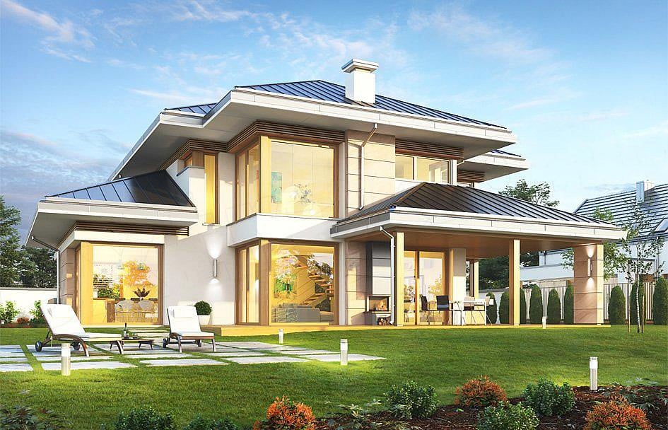 Проект 2-этажного дома "Гомель"