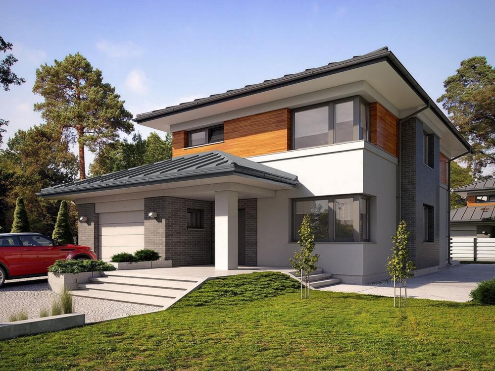 Проект 2-этажного дома "Афины"