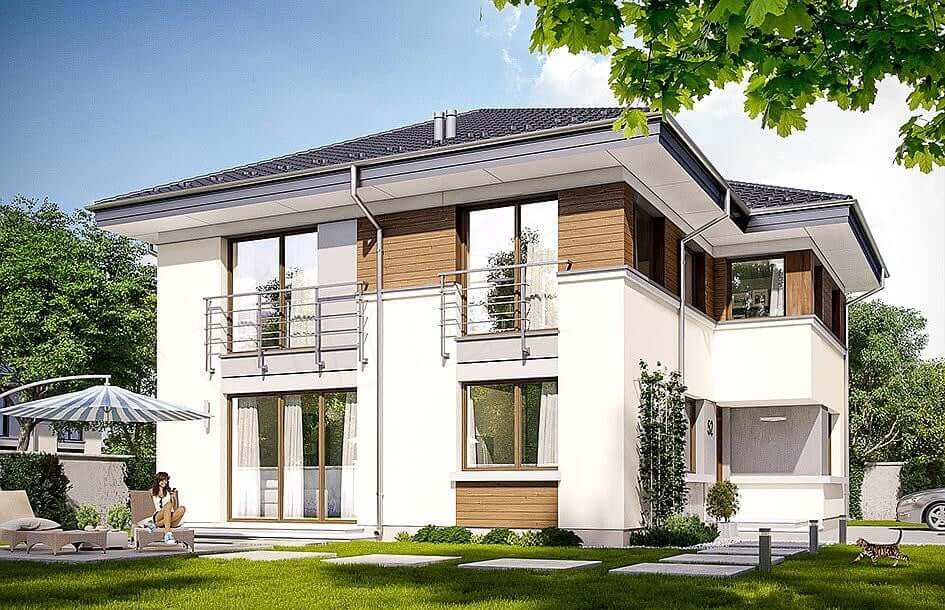 Проект 2-этажного дома "Вильнюс"