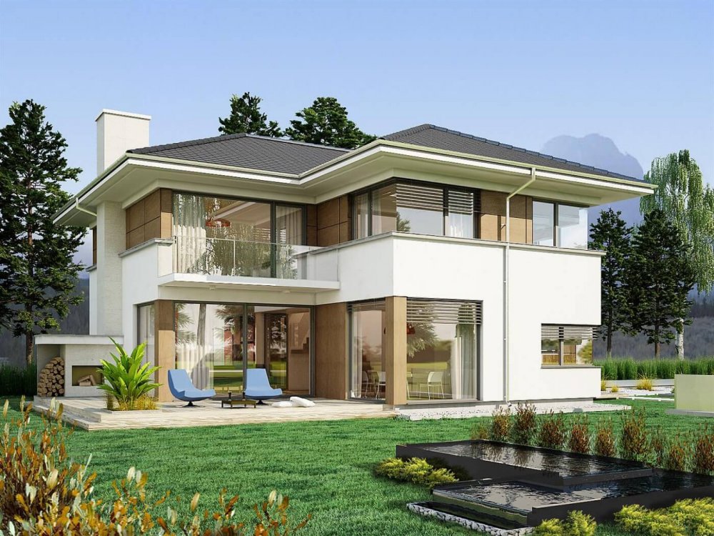 Проект 2-этажного дома "Порто"