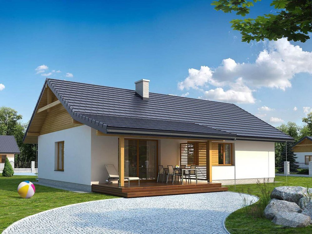 Проект 1-этажного дома "Варшава"