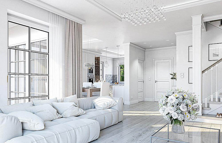 Проект 2-этажного дома "Амстердам"