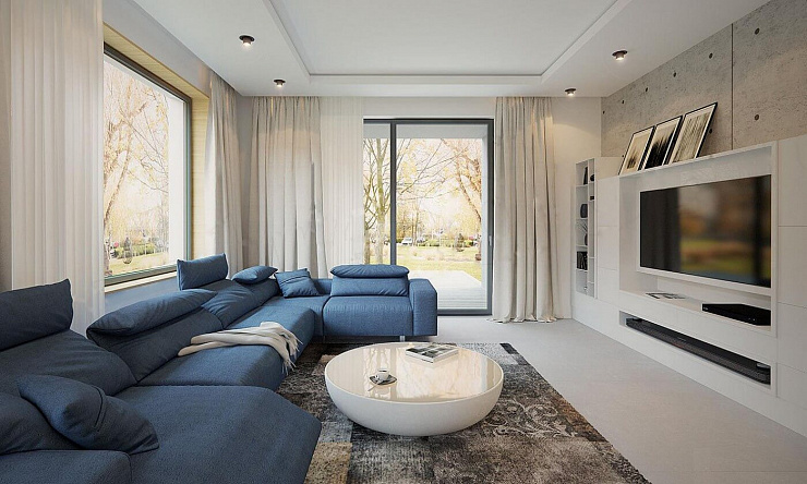 Проект 1-этажного дома "Прага"