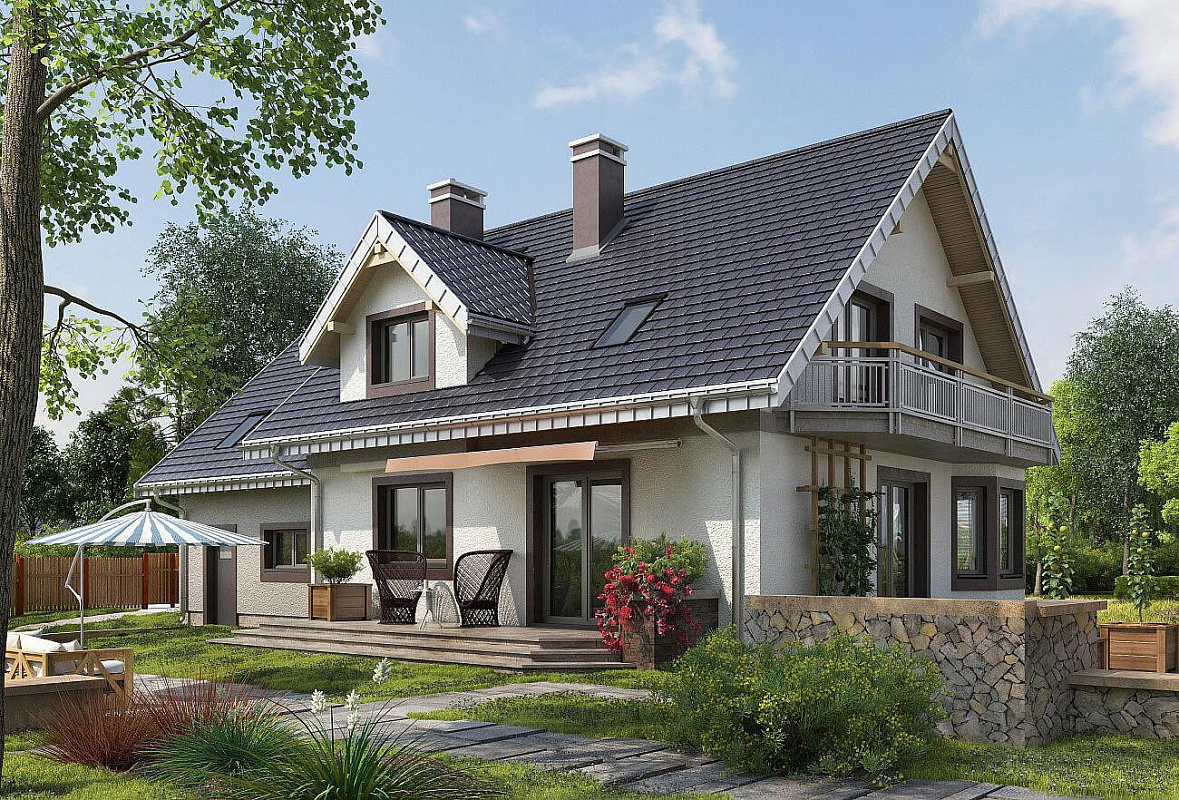 Проект 2-этажного дома "Валенсия"