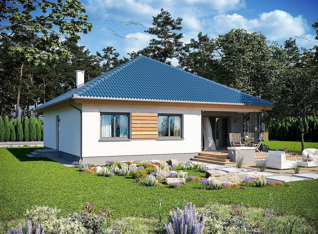 Проект 1-этажного дома "Минск"