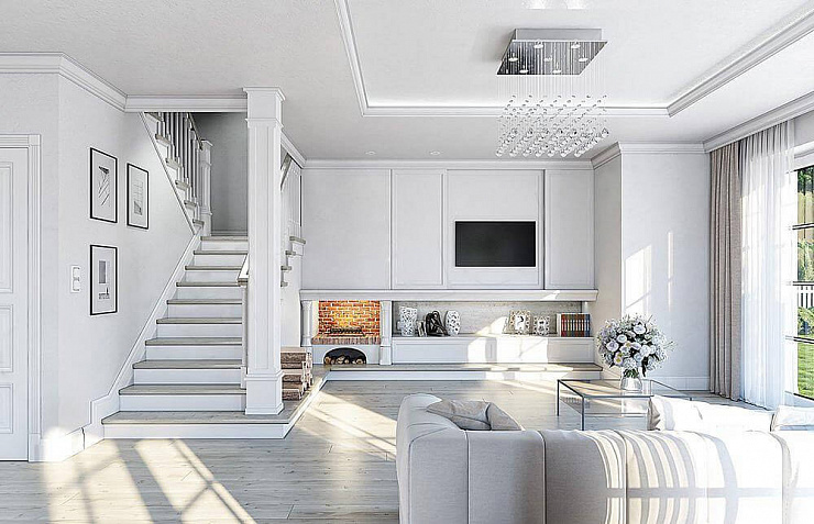 Проект 2-этажного дома "Амстердам"