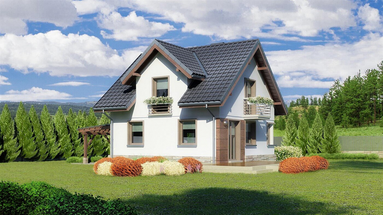 Проект 2-этажного дома "Палермо"