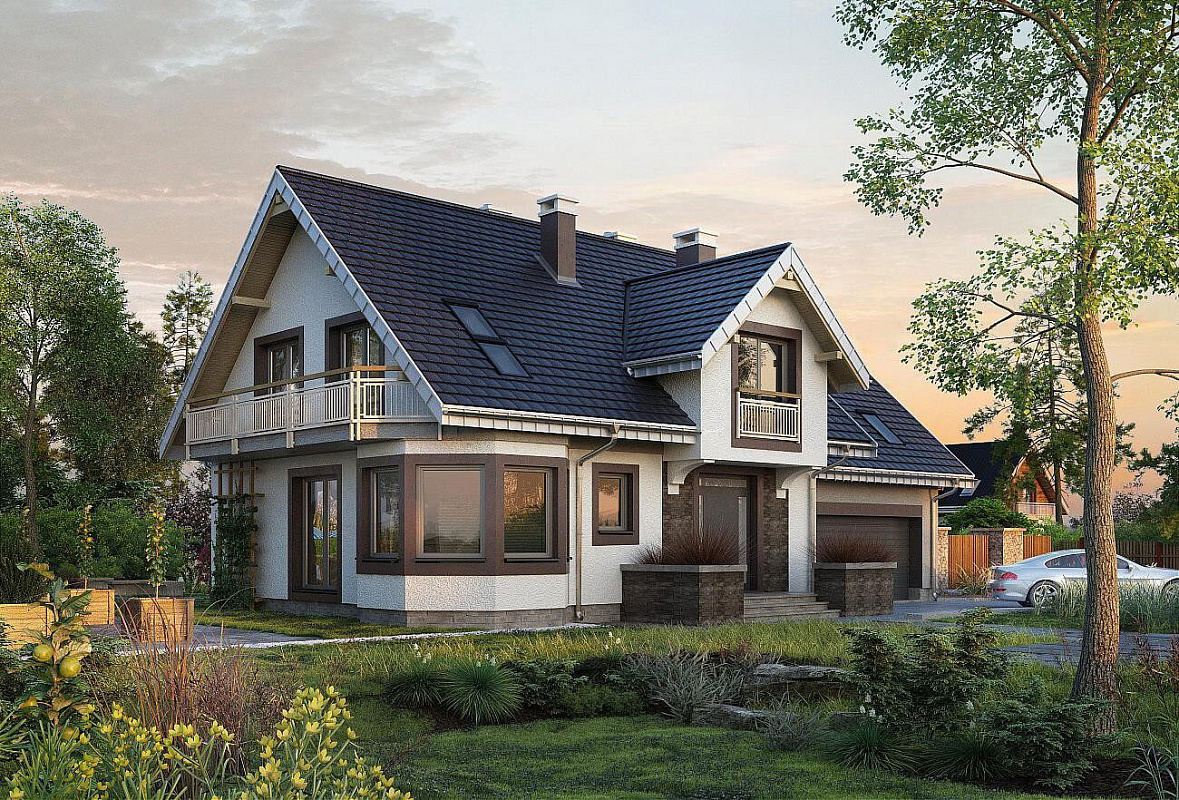Проект 2-этажного дома "Валенсия"