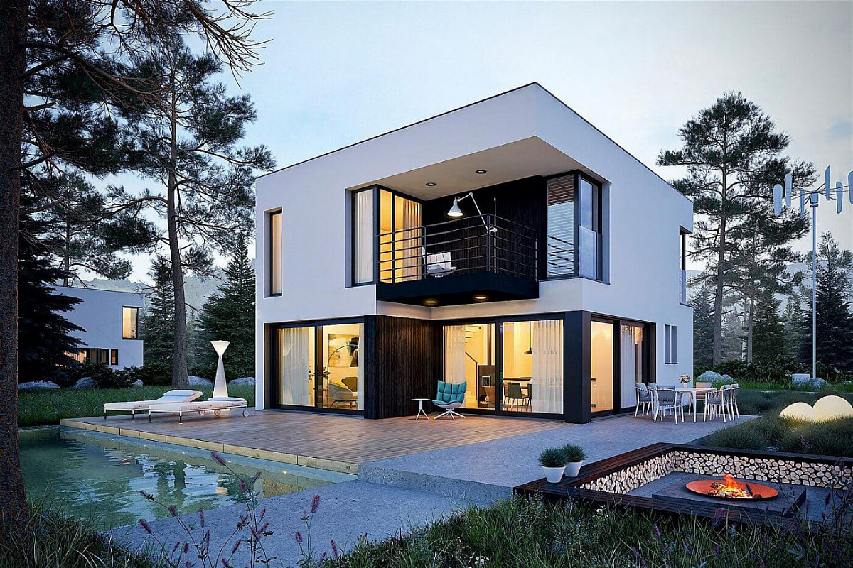 Проект 2-этажного дома "Осло"