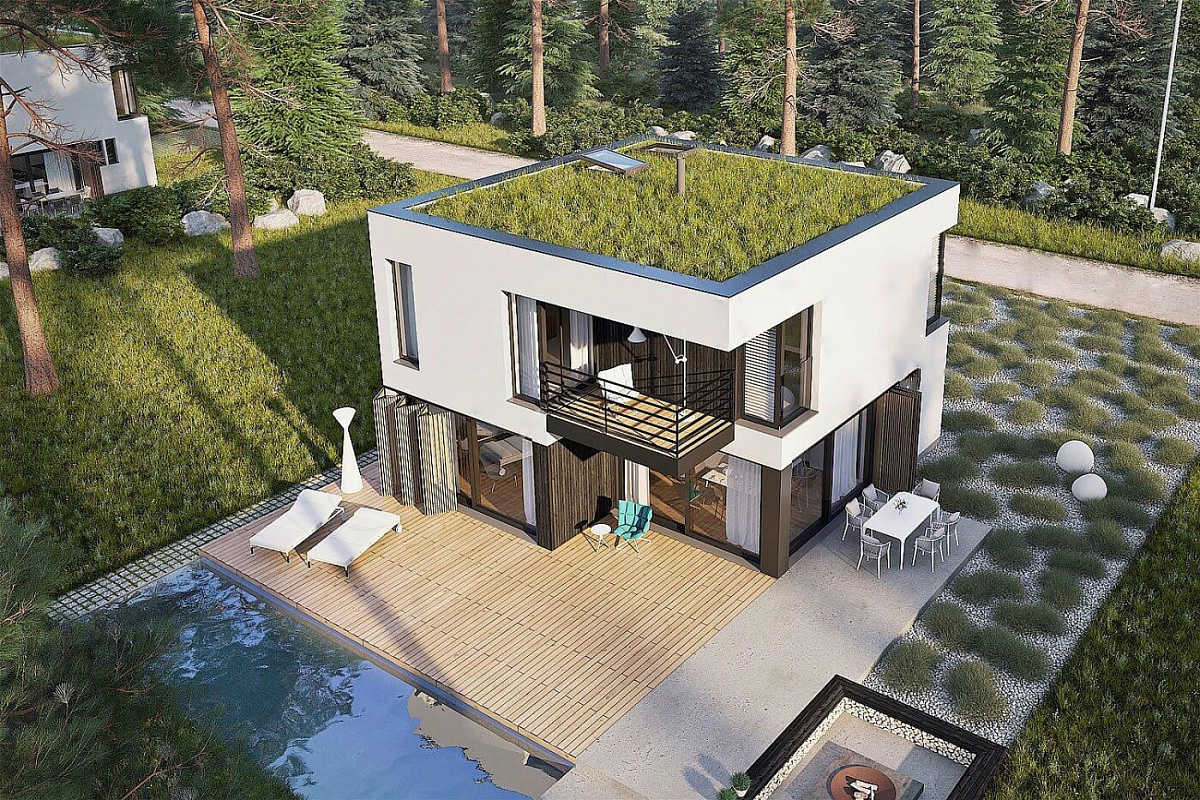 Проект 2-этажного дома "Осло"