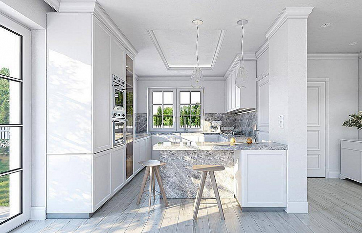 Проект 2-этажного дома "Амстердам"