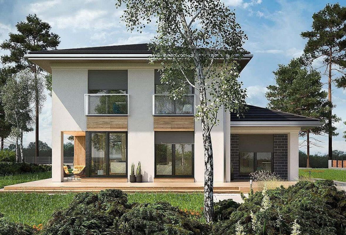 Проект 2-этажного дома "Глазго"