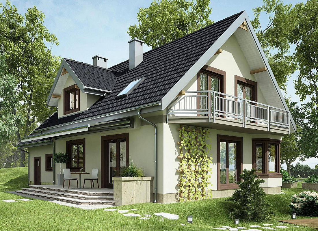 Проект 2-этажного дома "Валенсия"