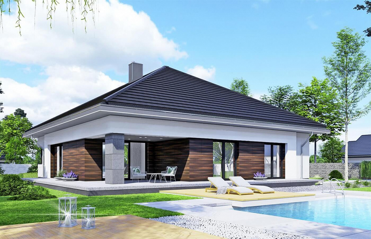 Проект 1-этажного дома "Бирмингем"