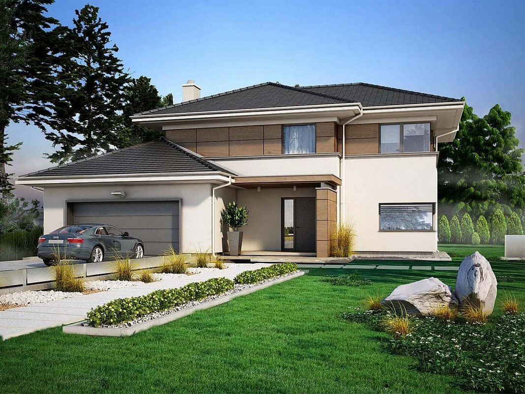 Проект 2-этажного дома "Порто"