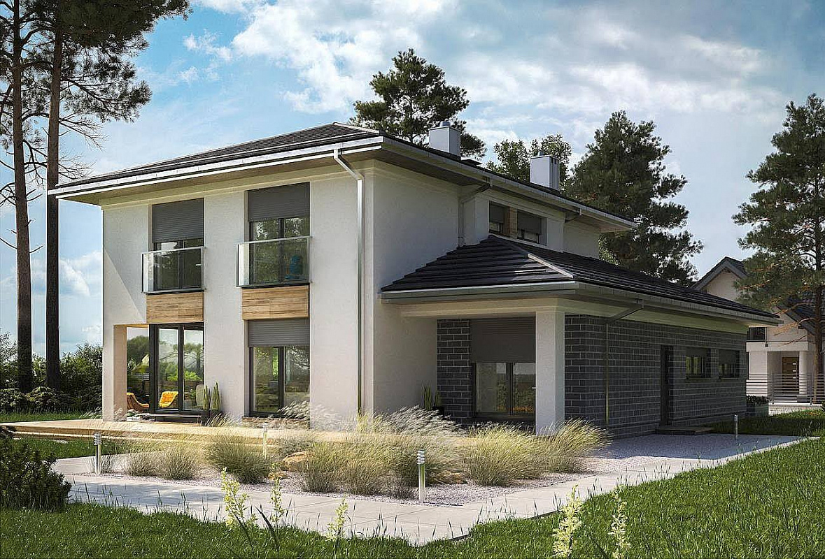 Проект 2-этажного дома "Глазго"