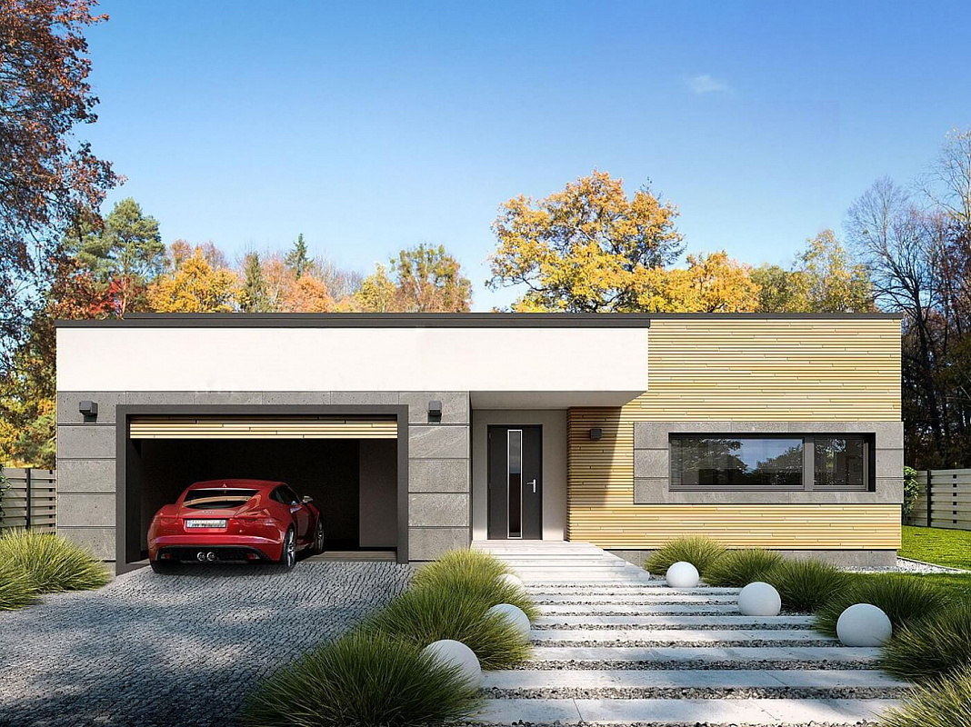 Проект 1-этажного дома "Бухарест"