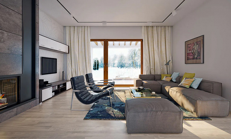 Проект 1-этажного дома Стокгольм"