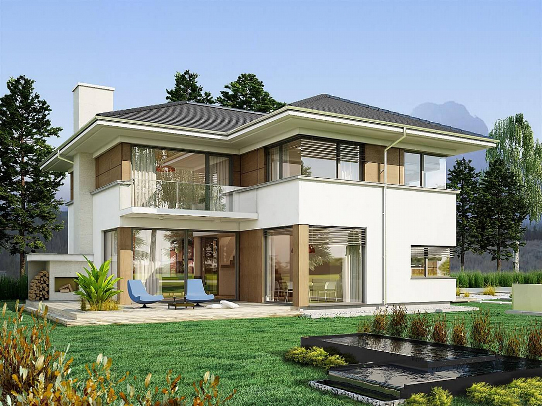 Проект 2-этажного дома "Порто"