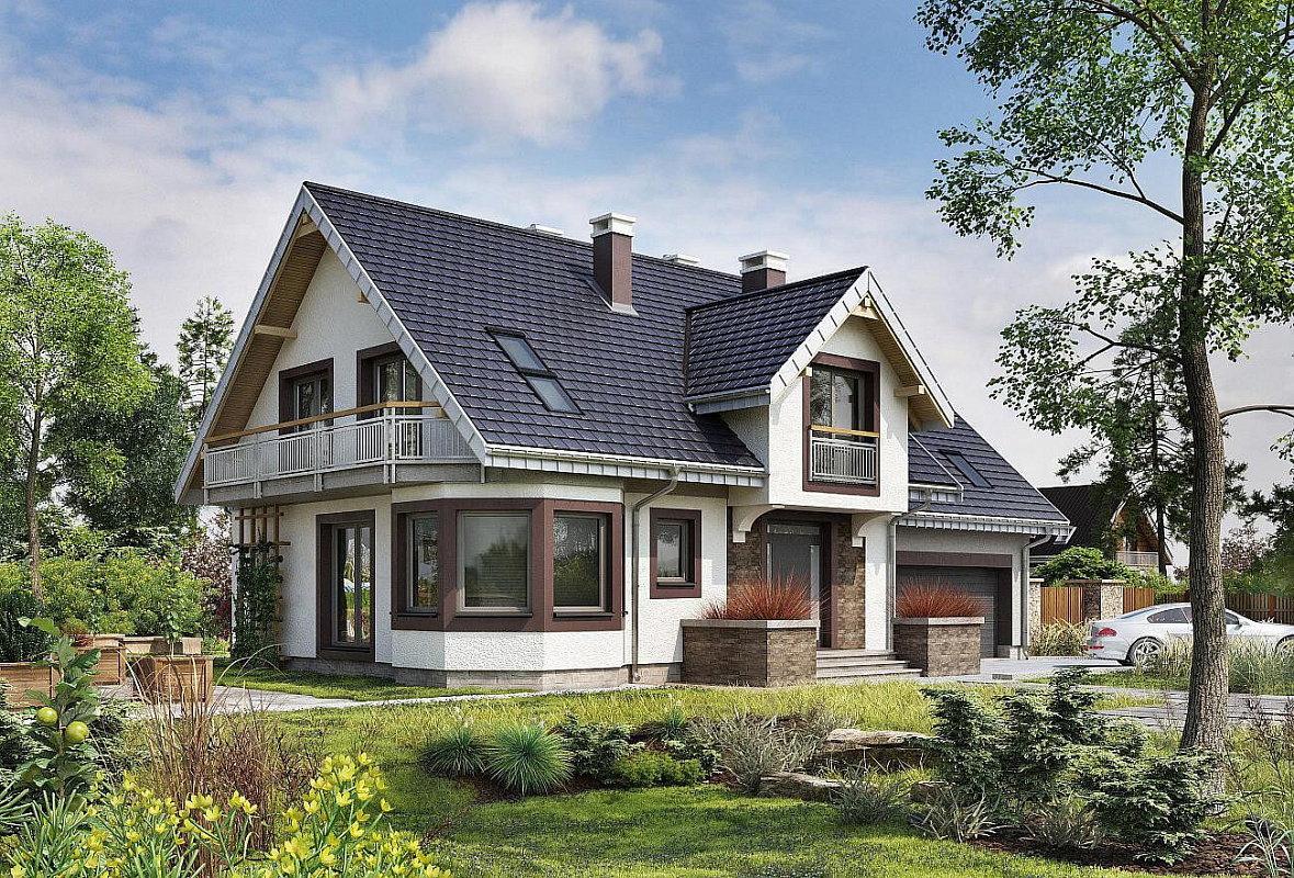 Проект 2-этажного дома "Валенсия"