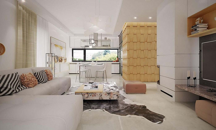 Проект 1-этажного дома "Бухарест"