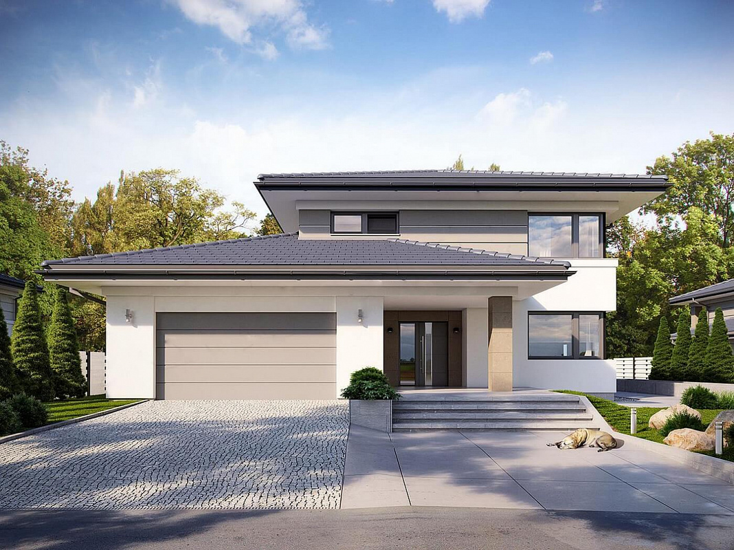 Проект 2-этажного дома "Копенгаген"