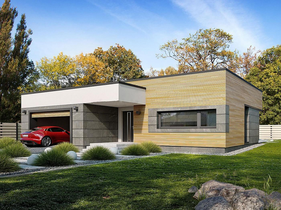 Проект 1-этажного дома "Бухарест"