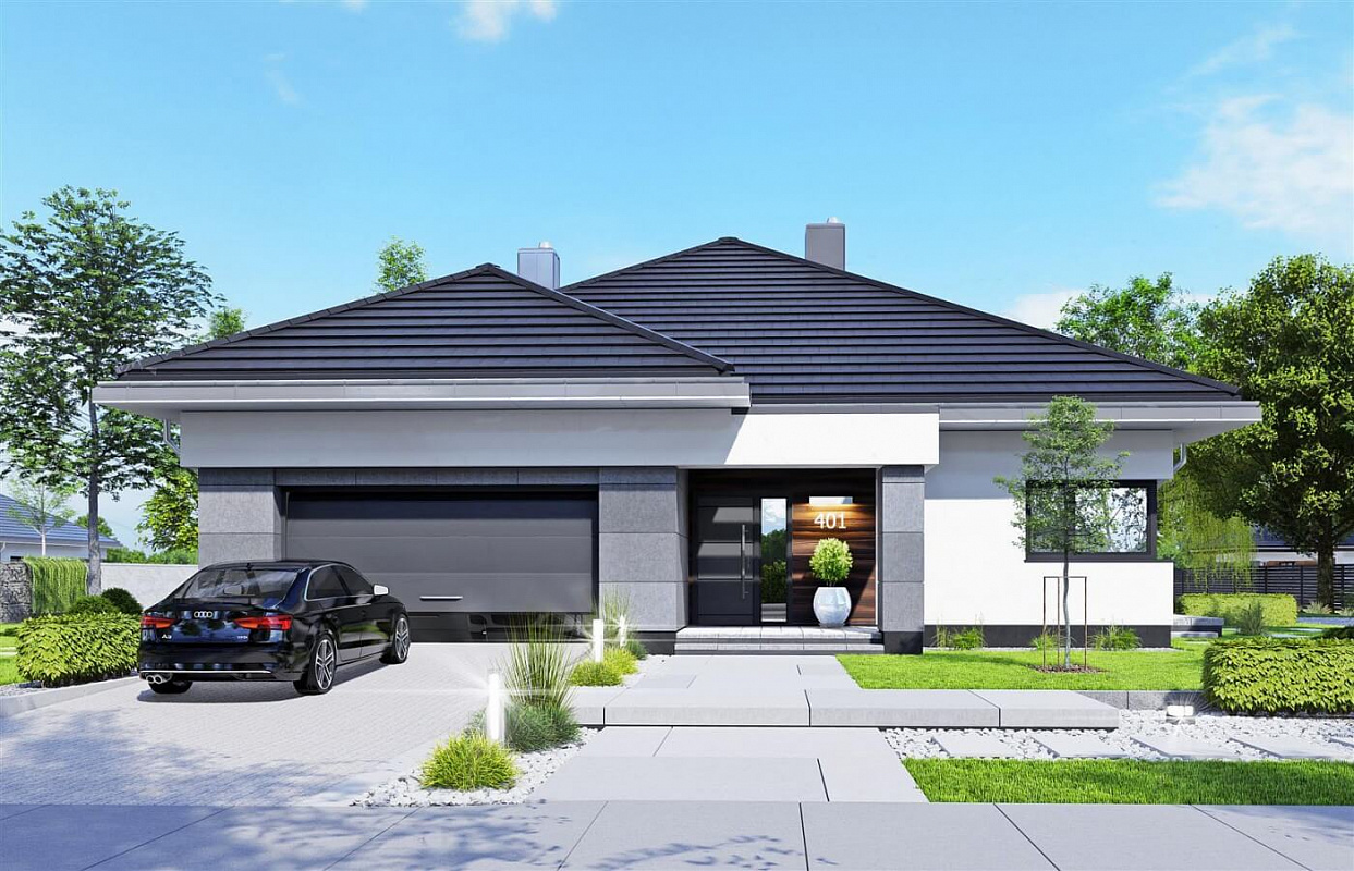 Проект 1-этажного дома "Бирмингем"