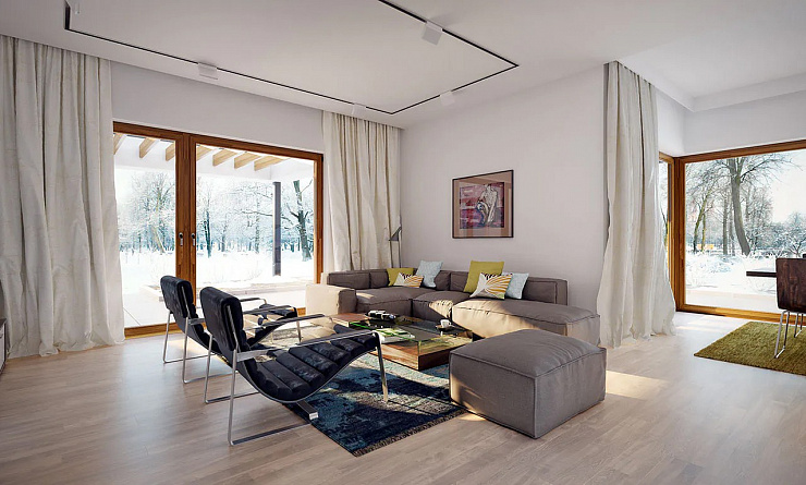 Проект 1-этажного дома Стокгольм"