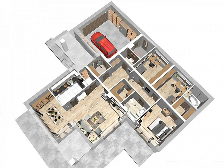 Проект 1-этажного дома "Кёльн"