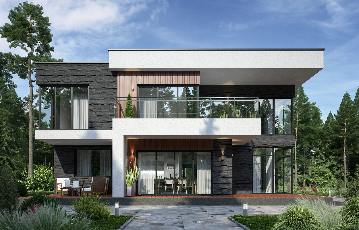 Проект 2-этажного дома "Таллин"