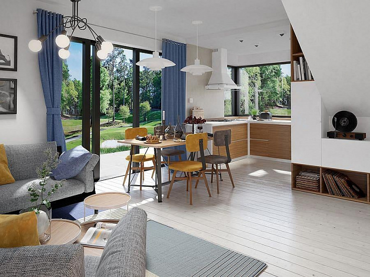 Проект 2-этажного дома "Роттердам"