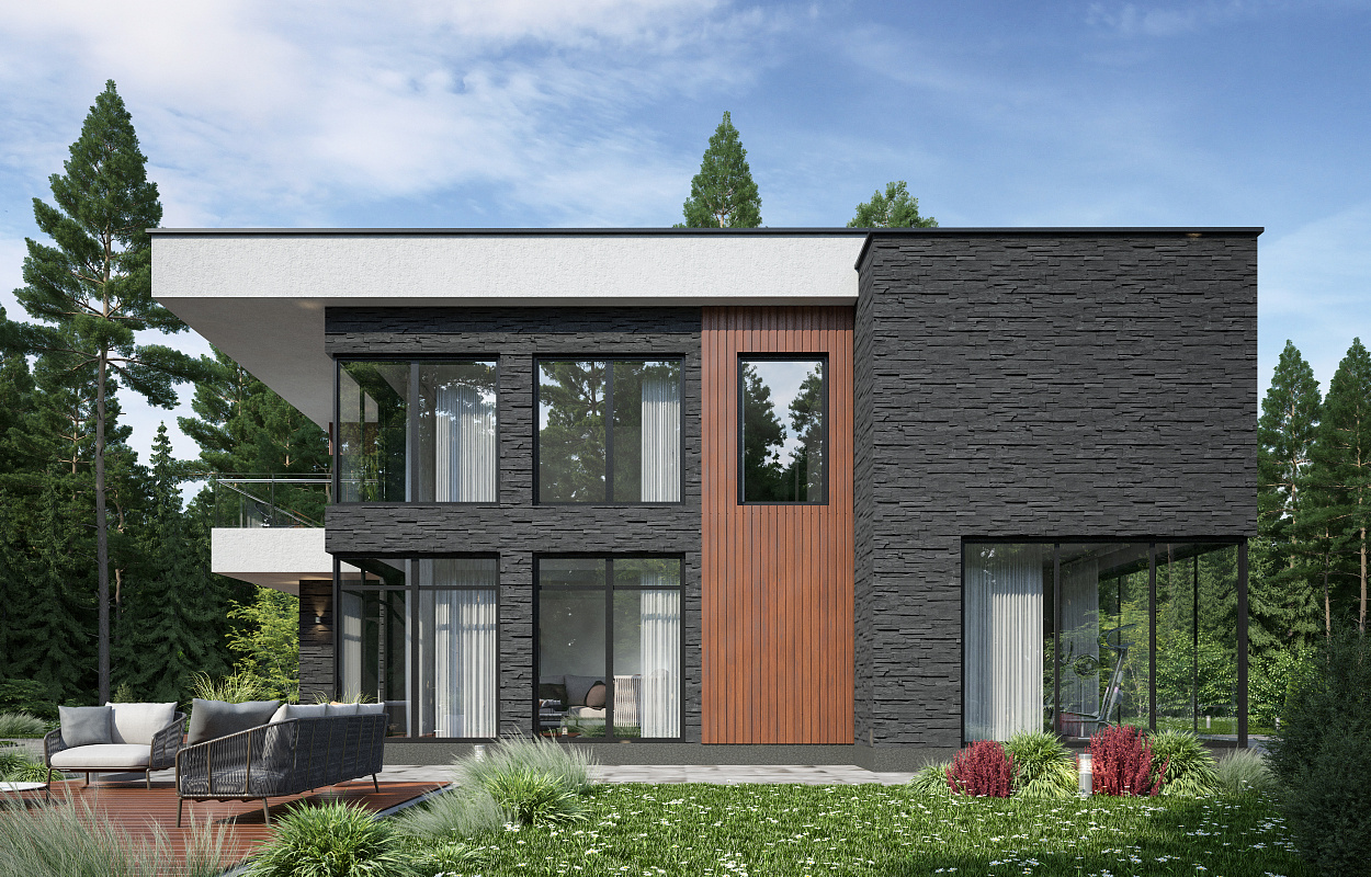 Проект 2-этажного дома "Таллин"
