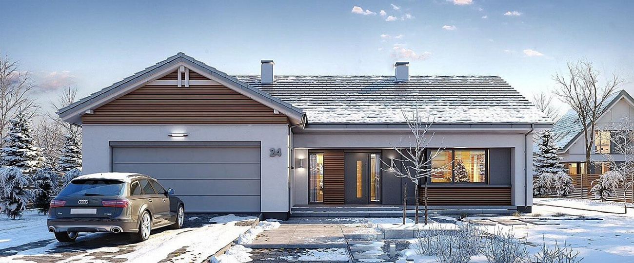 Проект 1-этажного дома "Барселона"