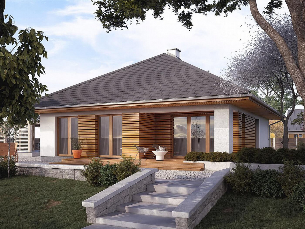 Проект 1-этажного дома "Вена"